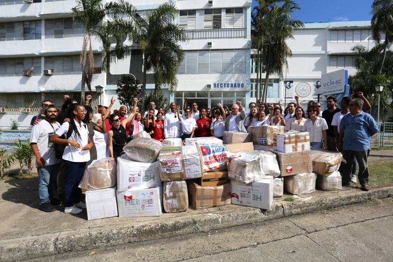 Convoy con ayuda solidaria arriba a Santiago de Cuba