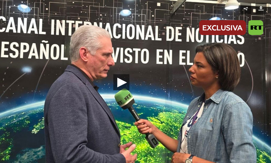 Miguel Díaz-Canel en exclusiva a RT