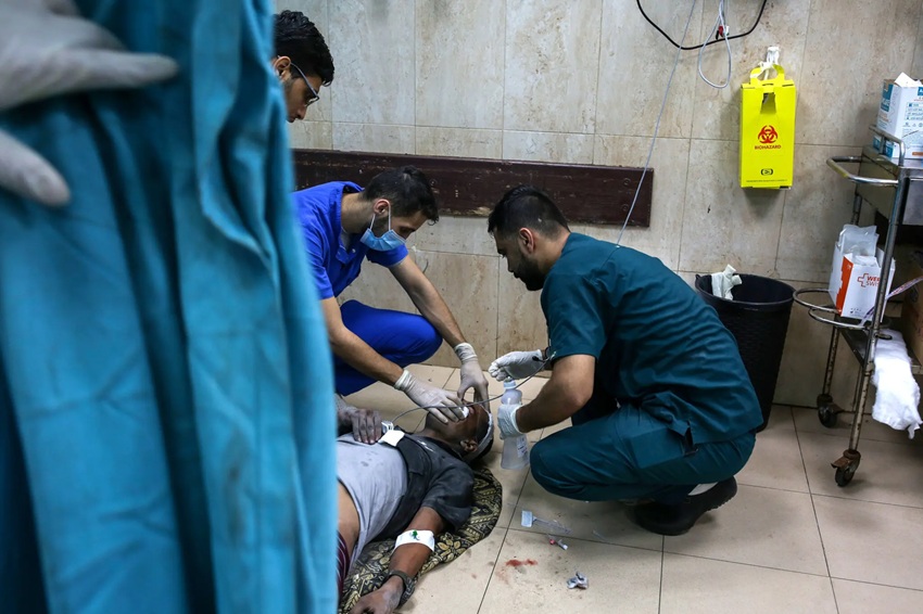 Atención médica de emergencia en Gaza Atención médica de emergencia en Gaza