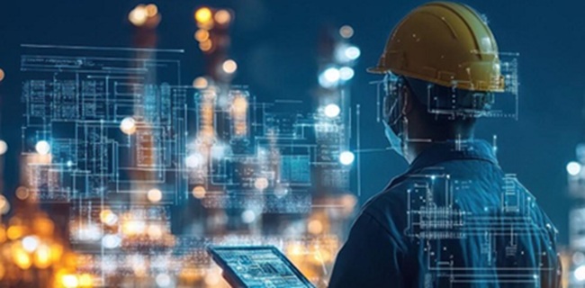 Imagen ilustrativa alusiva a trabajador con nuevas tecnologías