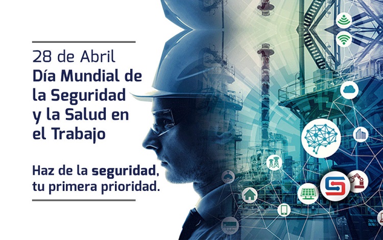 Poster sobre el Día Mundial de la Seguridad y Salud del Trabajo