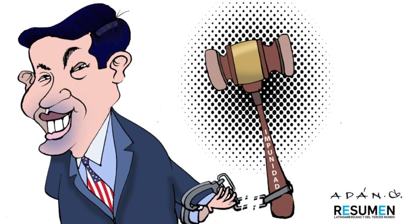 Marco Rubio. Cartoon by Adán Iglesias Toledo.