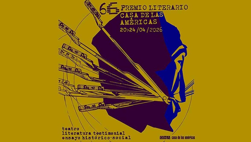 Póster del Premio Literario Casa de las Américas edición 66