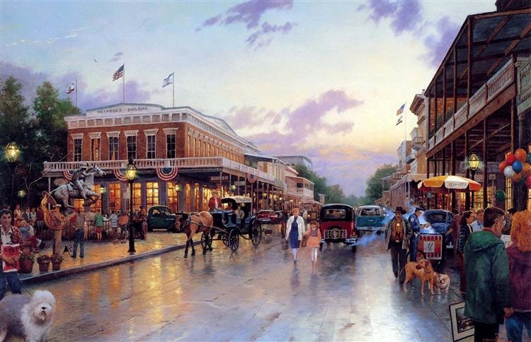 Main Street Celebration de Thomas Kinkade