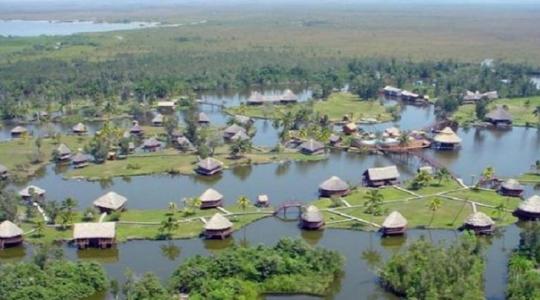 La Ciénaga de Zapata (el mayor humedal del Caribe insular, 628 mil 171 hectáreas).
