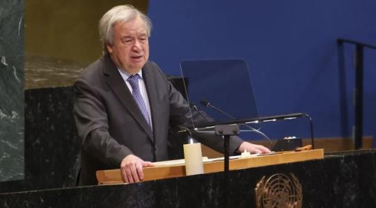  El secretario general de Naciones Unidas, António Guterres