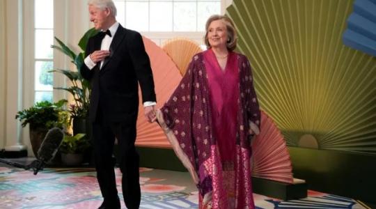 Bill Clinton y su esposa Hllary