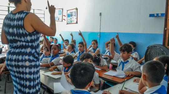 Las escuelas cubanas nunca cerrarán