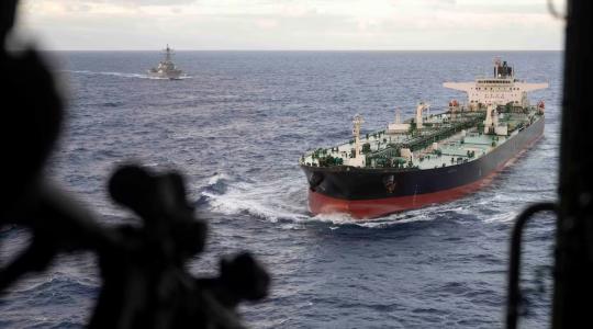 Barco Aquila II interceptado en el Índico. Foto: Departamento de Guerra