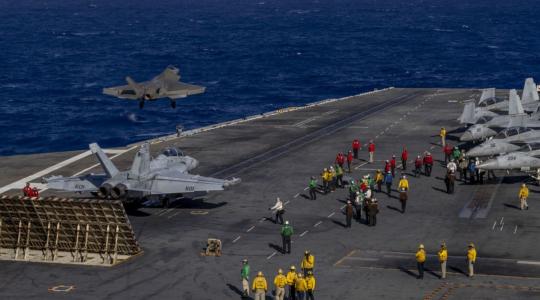 El portaviones estadounidense USS Abraham Lincoln