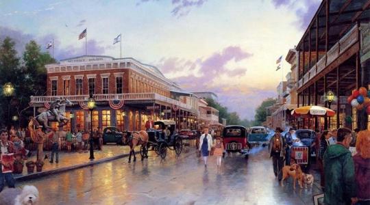Main Street Celebration de Thomas Kinkade