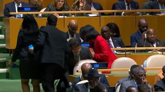 Delegación cubana abandona plenario de ONU ante calumnias de Trump