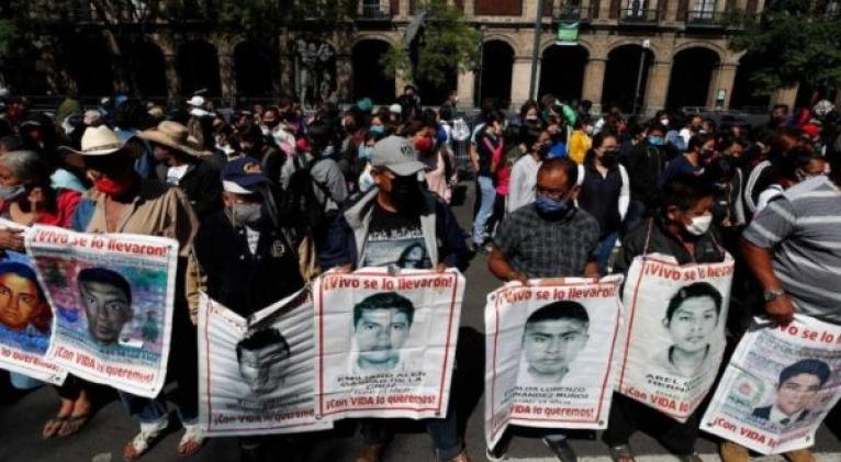 Cristina Bautista, madre de uno de los 43, dijo esperar que “pronto alcancemos la verdad, saber dónde están nuestros hijos". Foto: Diario de México